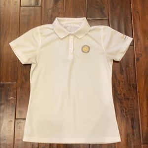 PGA of South FL women’s white golf shirt -size S